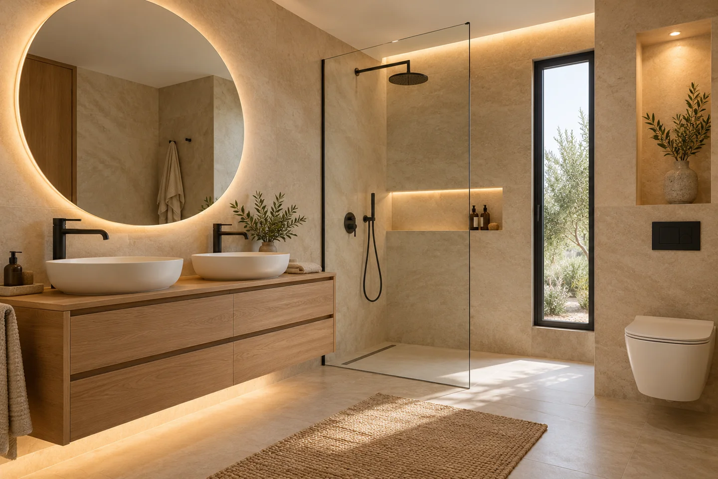 Después: propuesta ilustrativa de baño renovado