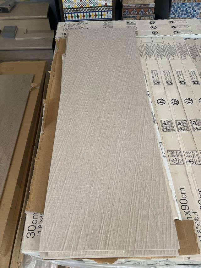 Azulejo Pasta Blanca rectif 30x90